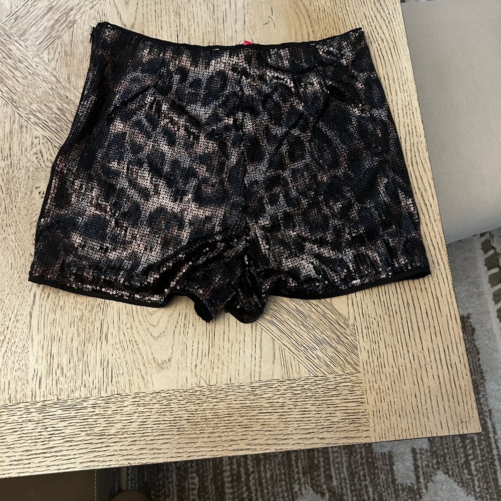 Vintage Charlotte Rouse leopard shorts